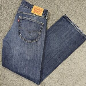 Levi's 559 Jeans Mens 36x30 Relaxed Straight Fit 5-Pocket‎ Blue Denim